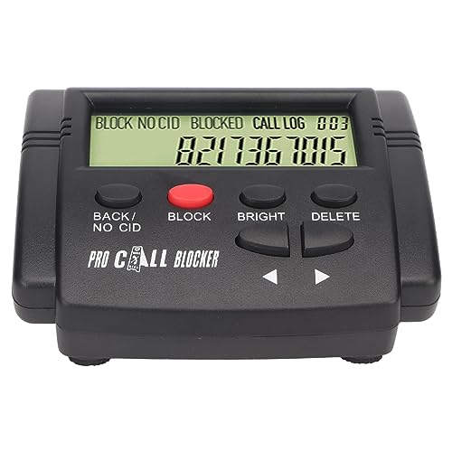 Pilipane Call Blocker, 2000 Groups Large Capacity Avoid Harassment Caller ID Box with LCD Display, Stop Harassment Calls