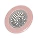 Produktbild sunnyflowf Praktisches Silikon Home Küche Badezimmer Runde Form Bodenablauf Abdeckstopfen Anti-Blocking Wasser Haarfänger Filtersieb - Pink