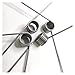 304 Stainless Steel Torsion Spring 0.3mm Wire Diameter, Corrosion Resistance Spring for Industrial/Home Use(3 laps,6mm,120 Degrees)