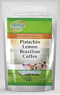 Pistachio Lemon Brazilian Coffee (Gourmet, Naturally Flavored, Whole Coffee Beans) (16 oz, ZIN: 566605) - 3 Pack