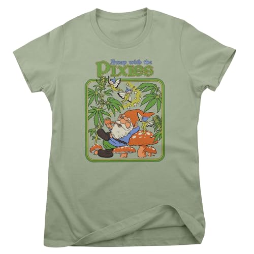 T-shirt Steven Rhodes Away with The Pixies femme pistache taille S