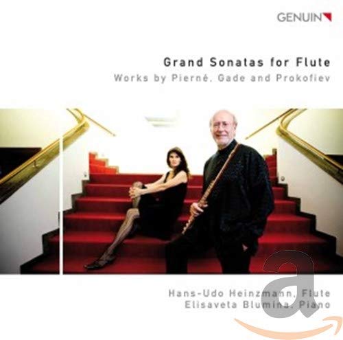 Grandes Sonates pour flûte. uvres de Pierné, Gade et Prokofiev. Heinzmann, Blumina.