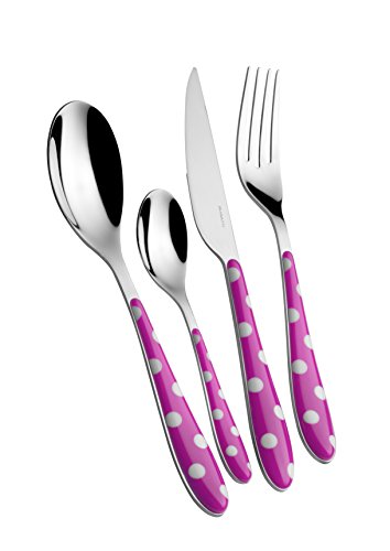 Ménagère Bugatti fuchsia 24 pièces, le cadeau idéal pour la table - 2