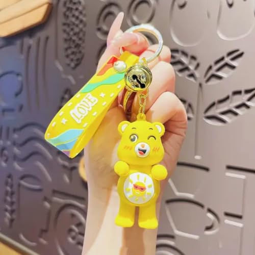 Image of GEOCARTER Teddy Bear Keyring | Cute Keychain for Bags & Keys