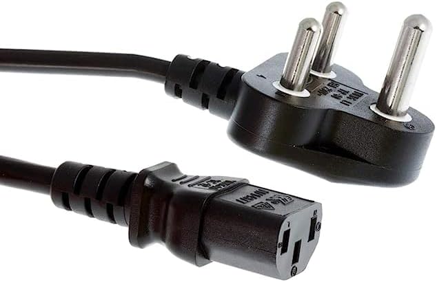 SR Computer Plug Iec Mains Power 3Pin Cable Cord for Desktop Pc ...