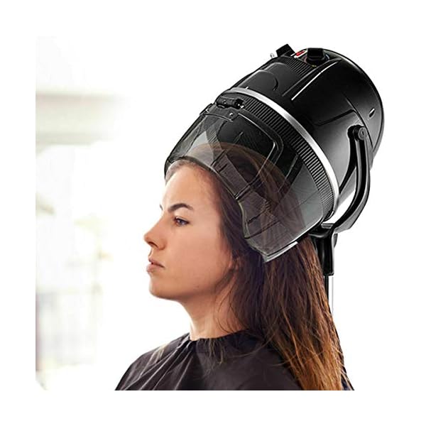 Samger tragbar Salon Haartrockner Aufstehen Motorhaube Professioneller Friseur 900W Verstellbare Höhe, Timer und… – Bild 4