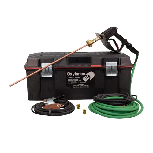 TWSupply Oxylance Sure Cut Exothermic Cutting System Kit – JRSC2024S – Oxygen-Powered System for Removing Stuck Pins