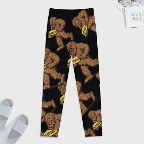 Sasquatch Bigfoot Carrying Tacoes Men's Pajamas Pants Lightweight Sleep Lounge Pant Pjs Bottoms Casual Sleepwear4