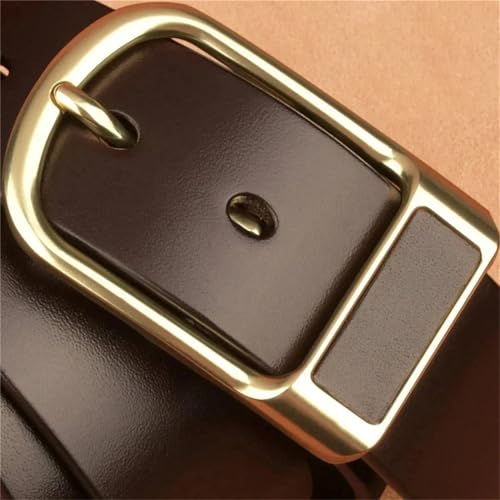 Men's Genuine Leather Buckle Jeans Leather Casual Belts Business Cowboy Designer Waistband4