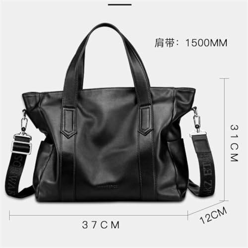 Genuine Leather Men's Handbag Korean Men's Business Briefcase Layer Cowhide Computer Bag4