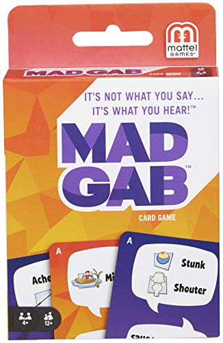MAD GAB Card Game of Verbal Puzzle Phrases, Gift for Players Ages 12 Years & Older???
