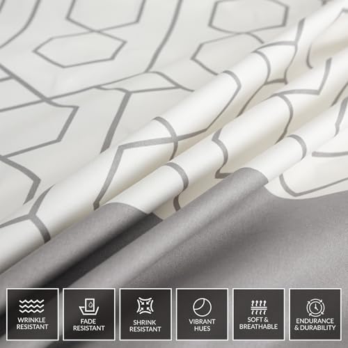 Pamposh Double Duvet Set Premium Brushed Microfiber Duvet Cover Double Ultrasoft Hypoallergenic Non Iron Luxury Bedding Set With Zipper Closure - Image 8