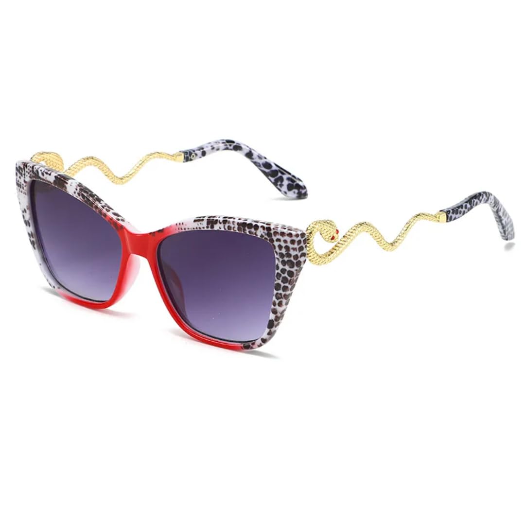 Lunettes de soleil œil de chat serpent pour vos sorties d'été