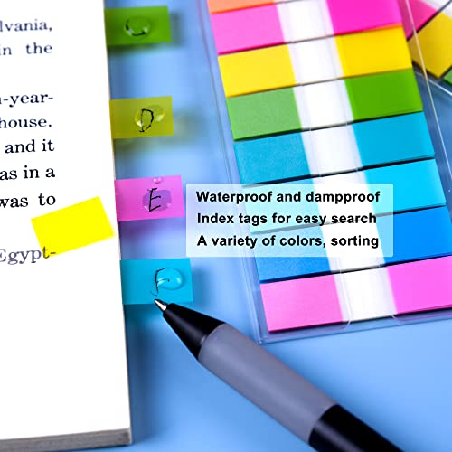Ericter Sticky Tabs 900 Pcs Book Tabs Page Markers, Sticky Note Tabs Colored Writable And Repositionable Index Tabs, Annotation Tabs #TOP4