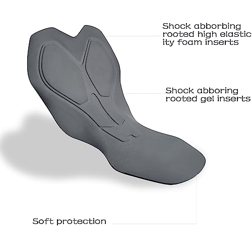 Lo.gas Calça masculina de ciclismo acolchoada para ciclismo com alças de ombro 4D, respirável, secag