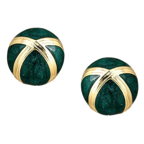 See full amazon price history chart for Estele Emerald Green Colour Enamel 24KT Gold Plated Non Precious Metal Round Stud Earrings for Women Estele Emerald Green Colour Enamel 24KT Gold Plated Non Precious Metal Round Stud Earrings for Women (B08CQ86DP4) Amazon Price History, Amazon Price Tracker