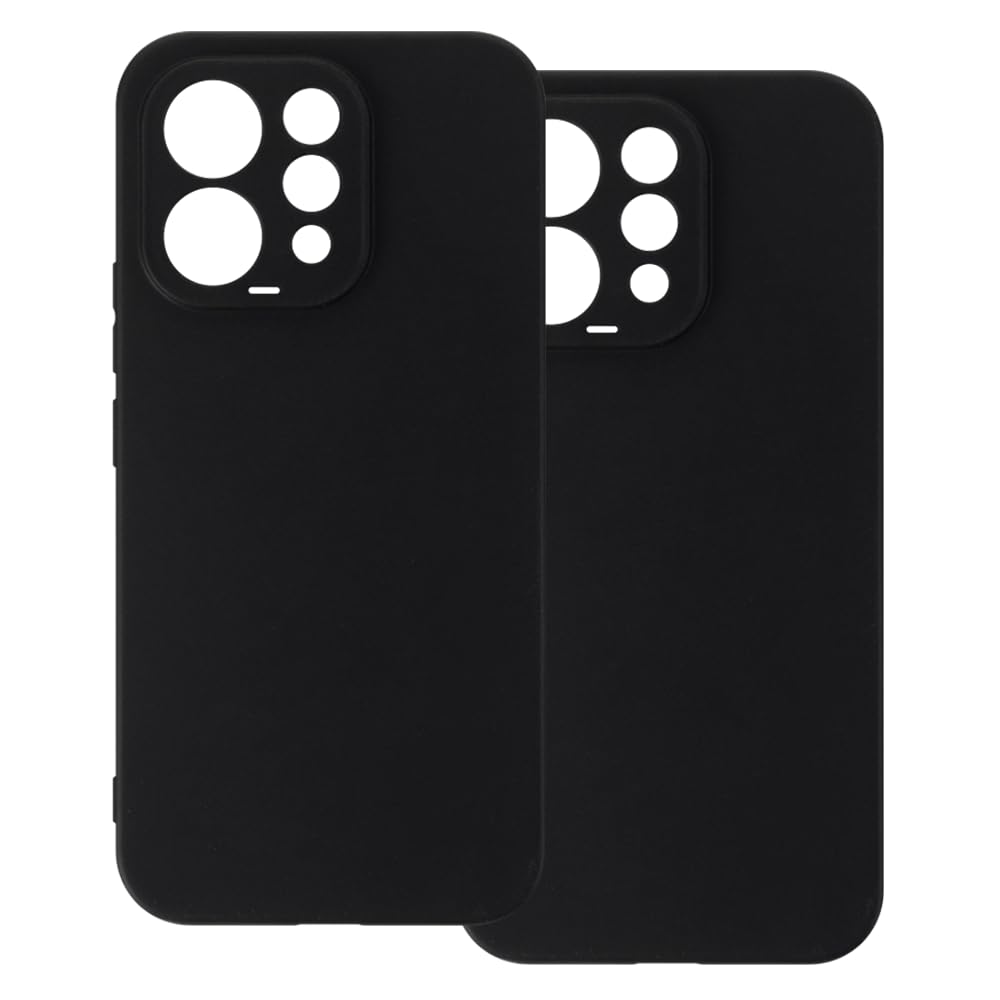 2-Pack TPU Case Compatible with Vivo V70 Elite 5G Phone Cover - Shockproof Flexible Protective Accessories with Precise Cutouts (Black)