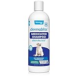 Dermabliss Dog Allergy and Itch Relief, Skin and Coat Health Supplements and Grooming Supplies with Omega 3-6-9, Biotin - Ditch The Itch (Medicated Relief, 16oz Shampoo)