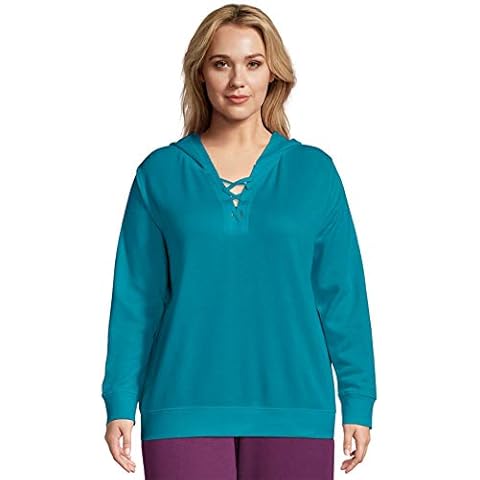 Just My Size French Terry Lace Up Hoodie Cover