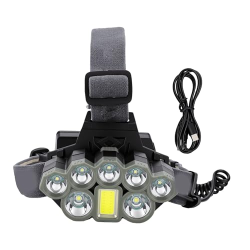 Linterna frontal para correr y senderismo con batería recargable 5