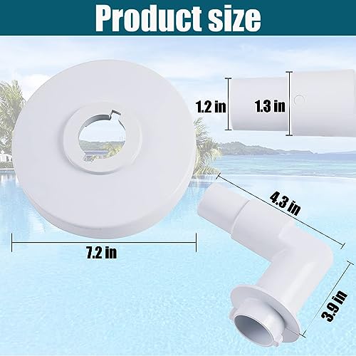 Image of XT Above Ground Pool Vacuum Plate Pool Skimmer Replacement Parts