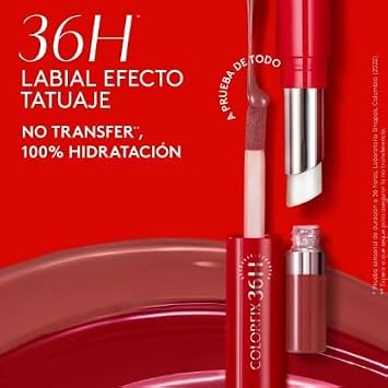 ESIKA Colorfix Duo Tattoo Lipstick 36H with Moisturizing Balm Rosa Dream