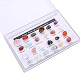 Studio Layout Accent: The rock collection box enhances home decor through its role as a mineral display, featuring atmospheric layered designs that emphasize natural crystal textures, providing an elegant enhancement to studio setups or living areas