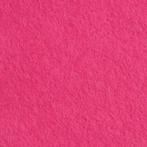 Plush Addict Wool Blend Felt Fabric for Sewing, Applique, Felting, Embellishments and Crafts - Red - Fat Quarter (45cm x 50cm)