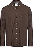 BRAX Herren Style Daniel C Light Flanell Check gemustertes Flanellhemd Hemd mit Button-Down-Kragen, Malt, M