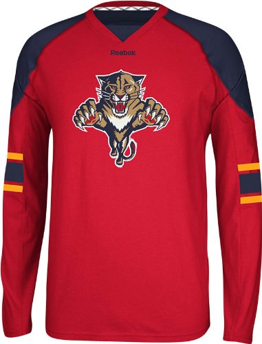 NHL Carolina Panthers Men's Edge Long Sleeve Jersey Tee