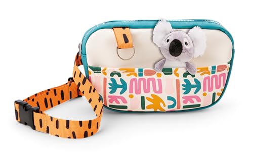 NICI Gürteltasche 20x11cm mit kleinem Kuscheltier Koala 10cm bunt - Bauchtasche, Brusttasche mit Kuscheltier für Jungen und Mädchen - Abnehmbarer Pluschspielzeug Weich und Flauschig