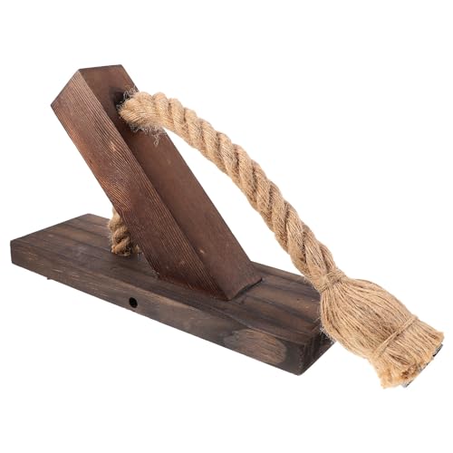 Aplique de madera para pasillo VILLCASE y luz cálida rústica