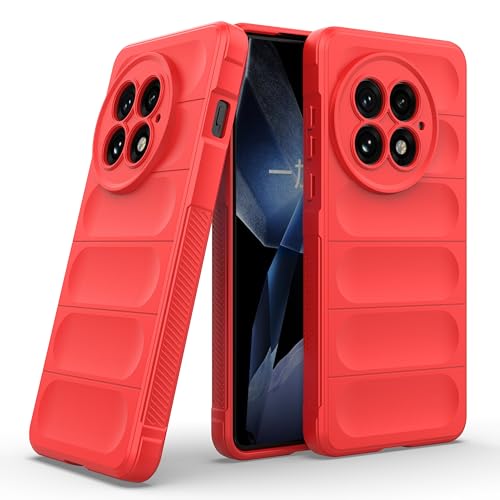 Image of Zapcase Back Case Cover for OnePlus 13 5G | Compatible for OnePlus 13 5G Back Cover | Liquid Silicon Magic Case with Camera Protection | Red