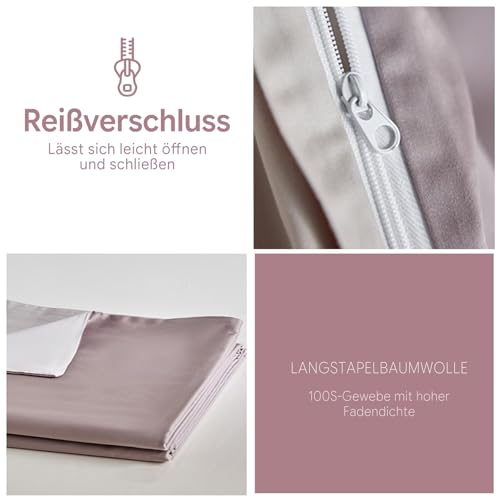Housse de couette parure microfibre brossée thermorégulatrice et infroissable - 6