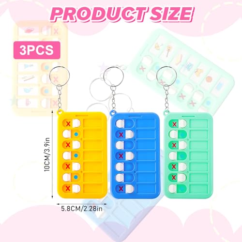 HJZHII 3 Stück Adhs Hilfsmittel Checklisten Tafel,Demenz Aufgabenplaner Kinder,To Do Liste Kinder Routine Planer Kinder Adhs Hilfsmittel Erwachsene Memo Tragbare Memoboards Aufgabenliste Chore Chart