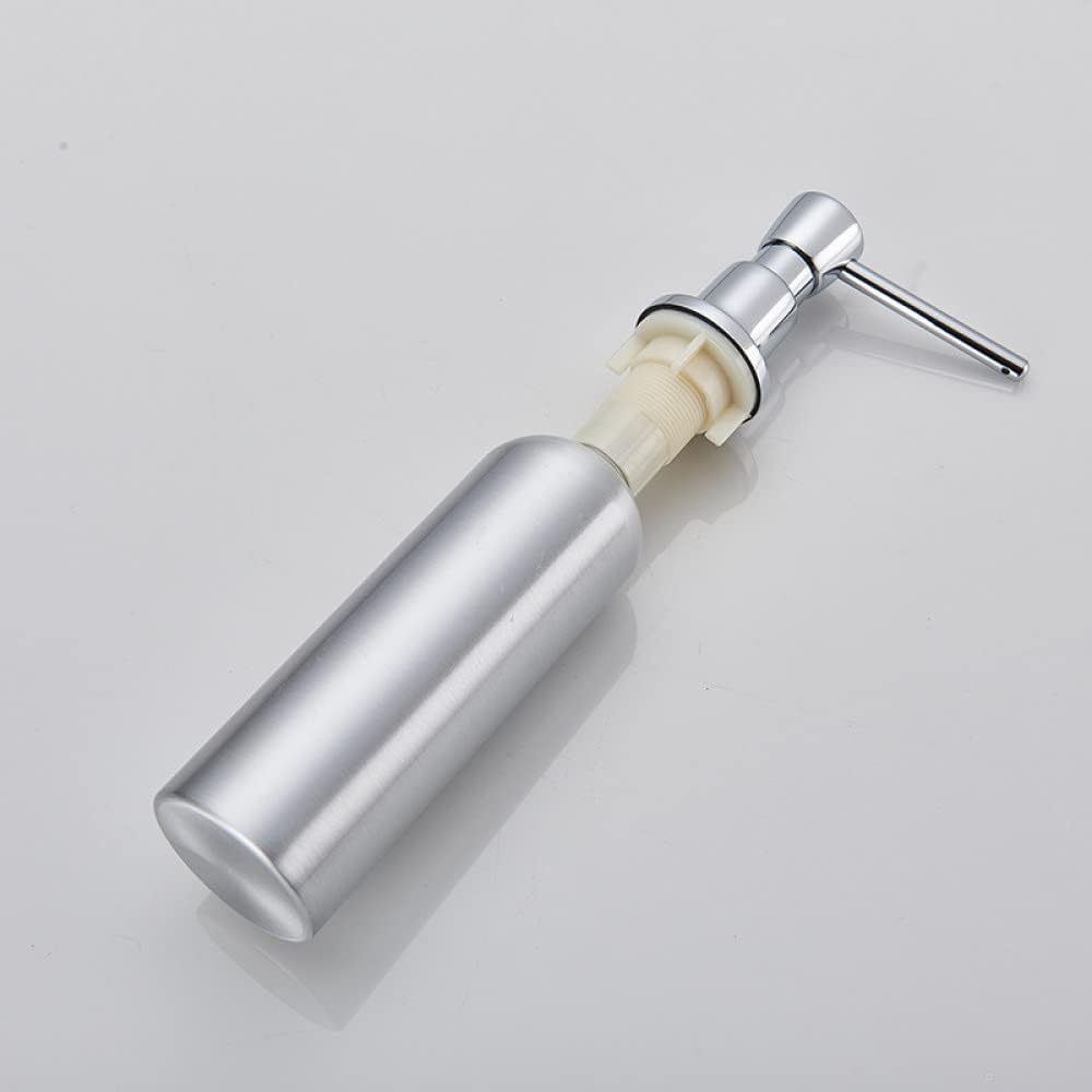 OIFMKC Kitchen Faucet Cheaper Stainless Steel Liquid Soap Dispenser Kitchen Sink Soap Box Chrome Soap Bottle