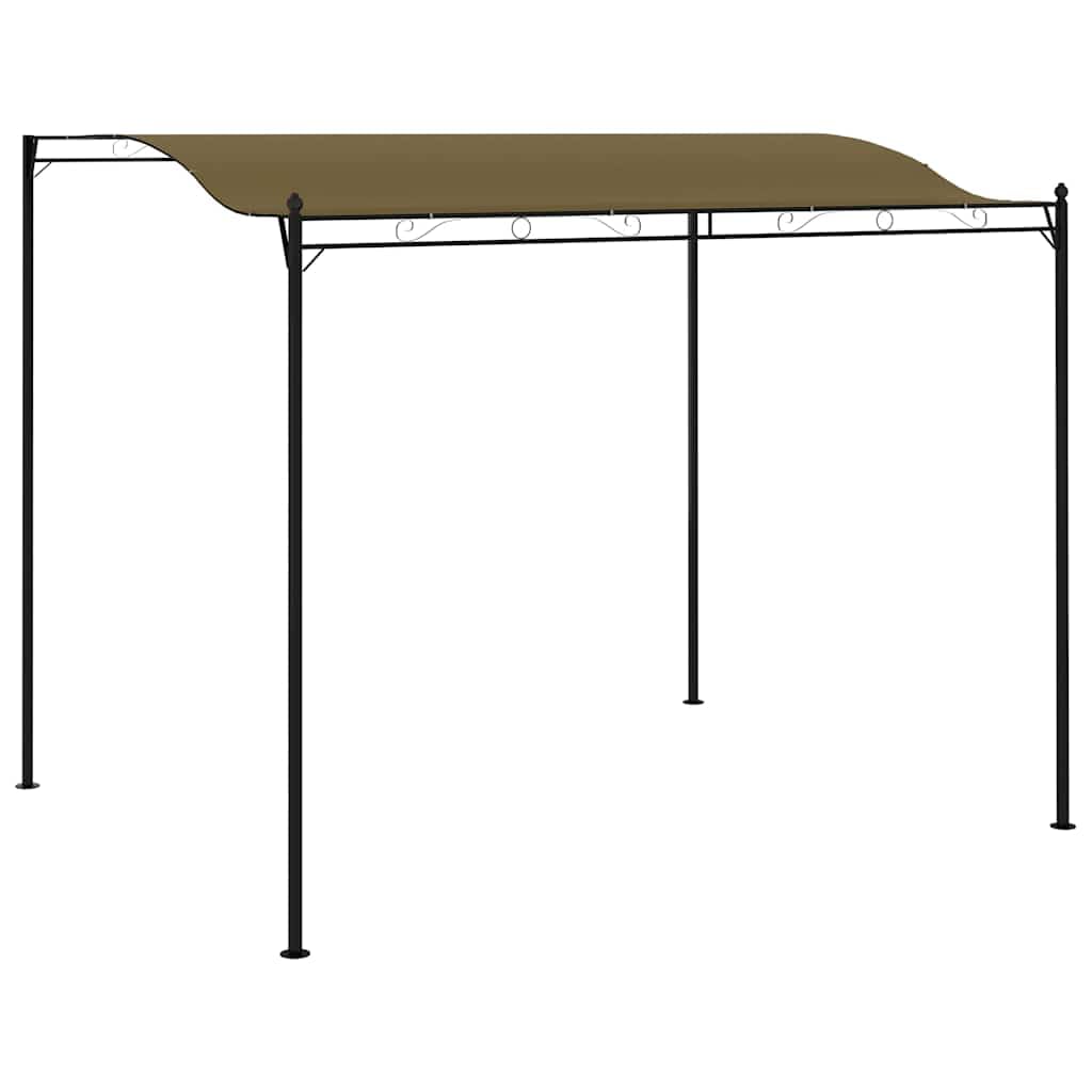 Markiza namiotowa 3x2 m Taupe 180 g/m², poliester domek ogrodowy ze stalową konstrukcją na spotkania rodzinne, grill, kemping i imprezy