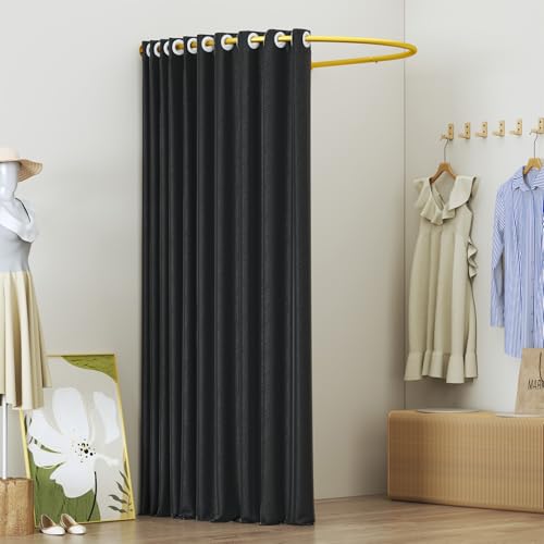 Tcatec 39.37 Inch U-Shaped Fitting Room for Clothing Store Boutique Home