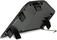 Vista 6 de Para Toyota Corolla Cross 2022 2023 Cubierta de gancho de remolque frontal Hecho de plástico Negro texturizado Reemplazo para TO1029144