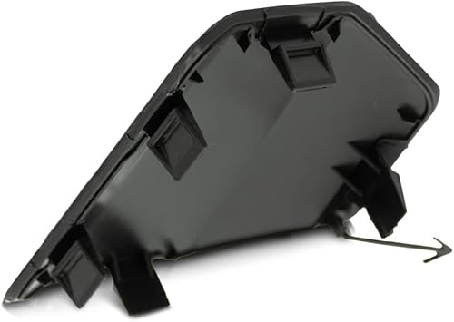 Miniatura 6 de Para Toyota Corolla Cross 2022 2023 Cubierta de gancho de remolque frontal Hecho de plástico Negro texturizado Reemplazo para TO1029144