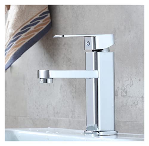 Grifo de baño cromado negro monomando mod 2236 con agua fría y caliente 3