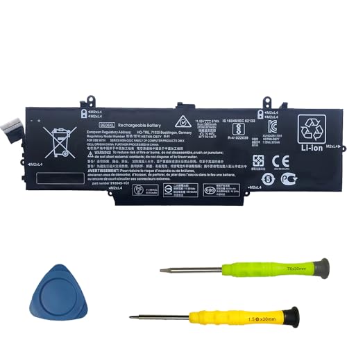 Image of BE06XL Laptop Battery Compatible with HP Elitebook 1040 G4 Folio Series Notebook HSTNN-IB7V HSTNN-DB7Y 918045-1C1 918045-171 918045-2C1 918108-855 HSN-Q02C BEO6XL 11.55V 67Wh 5800mAh
