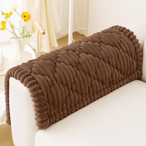 Smiry Couch Cover for Dogs Washable, Non Slip Fuzzy Pet Sofa Protector