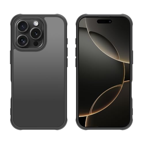 Image of iPhone 16 pro max Case,Translucent Matte(Black)
