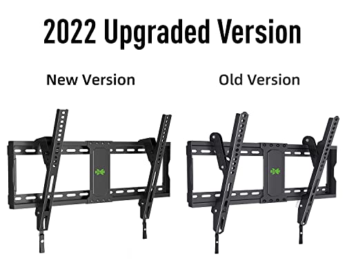 Usx Mount Tv Wall Mount Tilting Brackets For Most 37"-90" Flat Curved Screen Tvs, Wall Mount Tv Bracket With Max Vesa 600X400Mm, Weight Capacity 132Lbs, Low Profile Space Saving For 16", 24" Stud #TOP4
