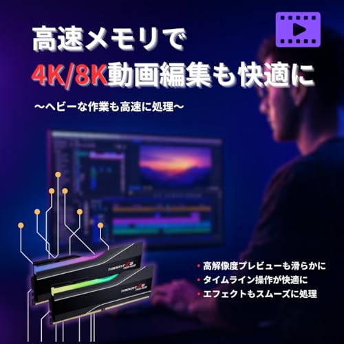 G.Skill Trident Z5 Neo RGB F5-6000J3040G32GX2-TZ5NR の商品画像 4