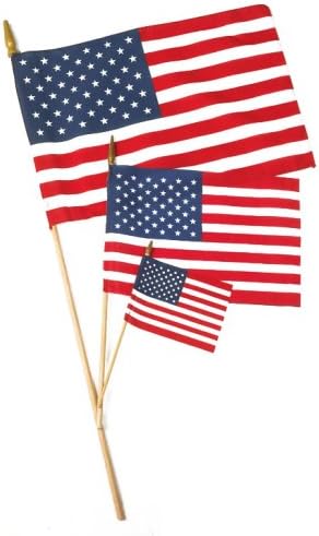 American Patriot Deluxe Parade Flag, Pack of 2 USA Flages