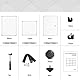 SONGMICS Würfelregal mit Tür, Schuhregal, Regalsystem aus Kunststoff, mit Trennwänden, Gummihammer inklusive, für Ankleidezimmer, Wohnzimmer, Schlafzimmer, weiß LPC502W