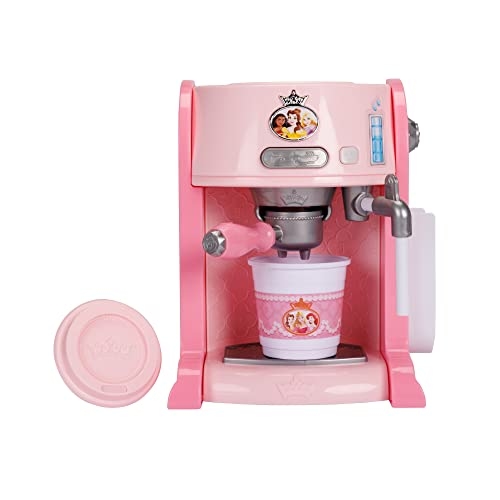 Disney Princess Style Collection Toy Espresso Machine for Kids, Coffee Maker Play Kitchen Accessories Gift for Girls & Kids Disney Princess Style Collection Toy Espresso Machine for Kids, Coffee Maker Play Kitchen Accessories Gift for Girls & Kids