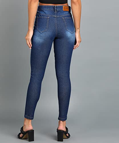 Image of Urbano Fashion Women's Skinny Fit High Rise Jeans